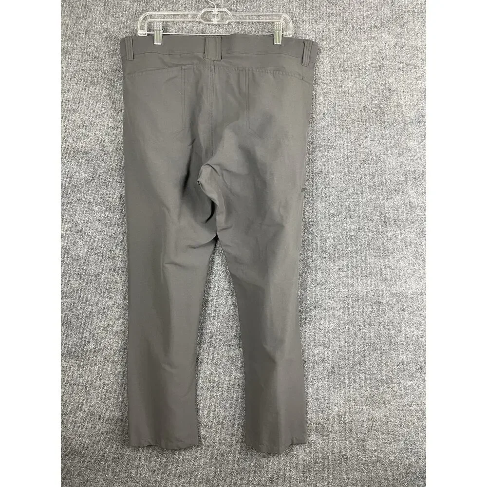 Pacific Outfitters Men's Regular Fit Gray Nylon Blend Pants 36x32‎